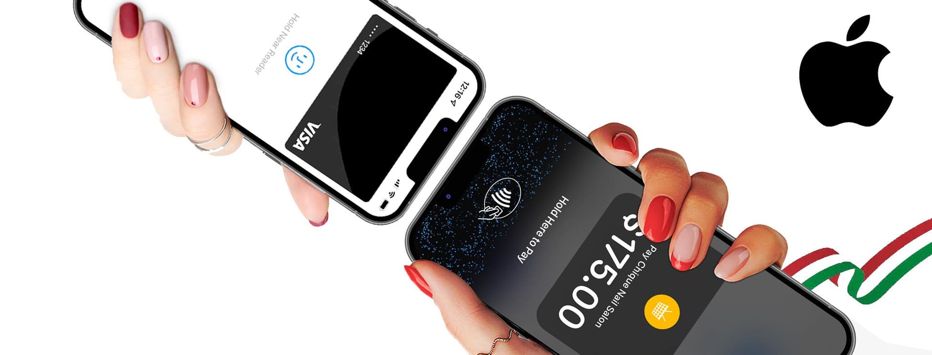 Banner Apple lancia Tap to Pay su iPhone in Italia