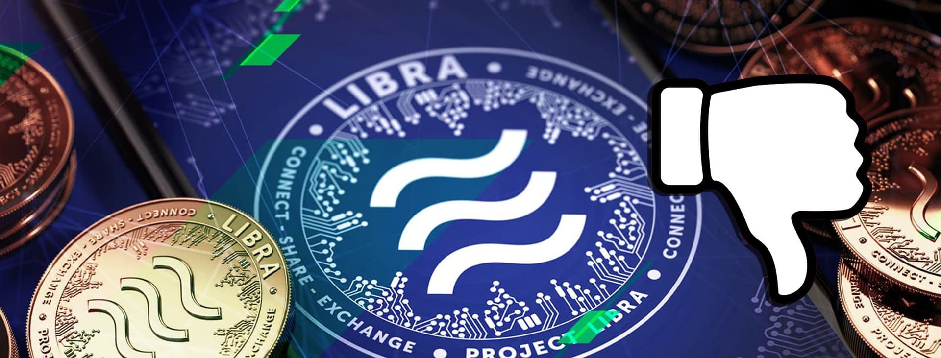Banner Libra, fine dei giochi: Facebook dice addio alla “sua” criptovaluta, venduti gli asset di Diem