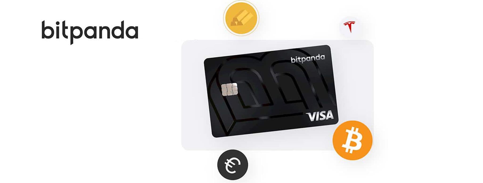 Banner Bitpanda Card: come funziona la carta di debito per pagare il caffè in Bitcoin
