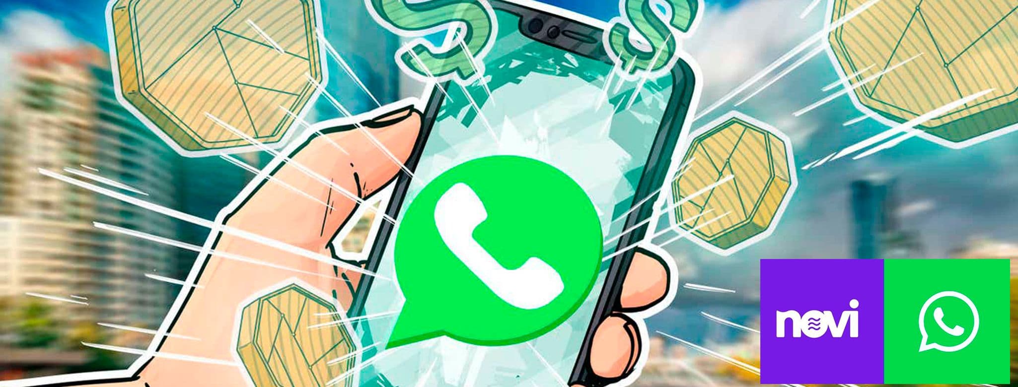 Banner WhatsApp apre ai pagamenti digitali. Si parte dagli Usa