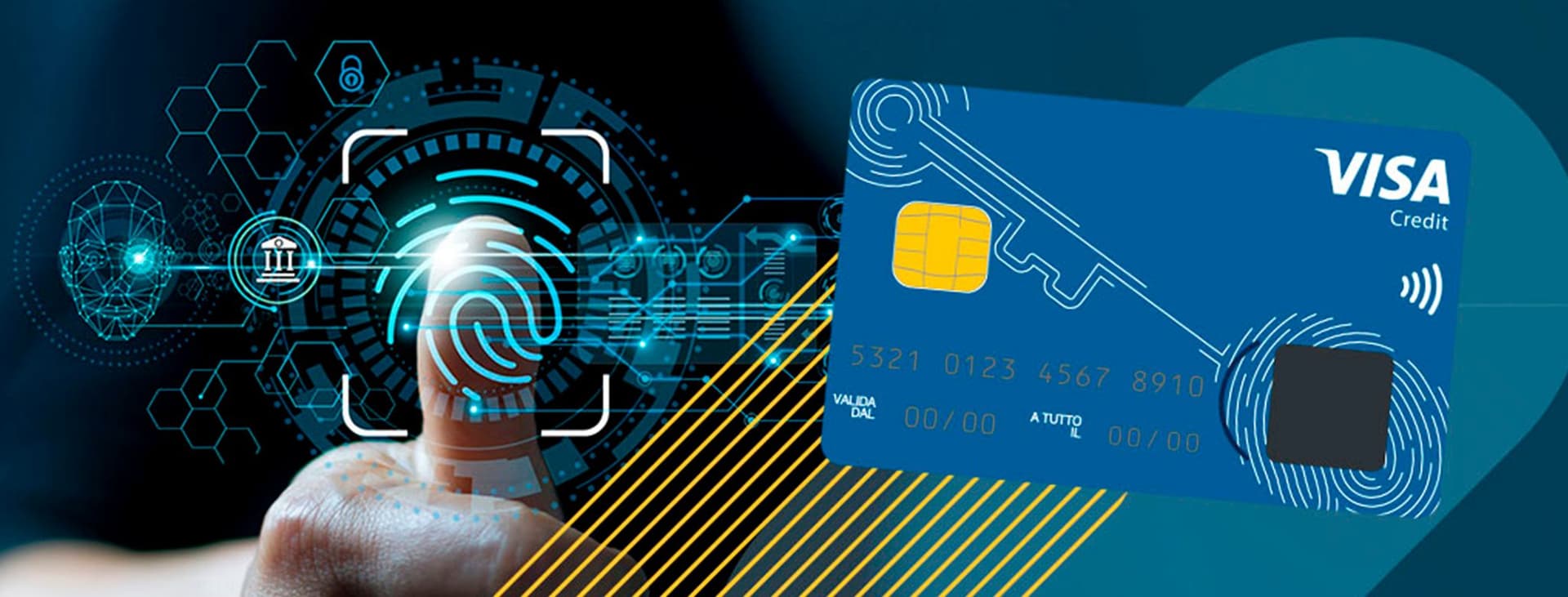 Banner Sella Personal Credit. Al via il pilota sulla carta biometrica