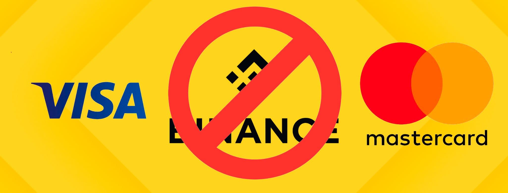 Banner Criptovalute: Mastercard e Visa chiudono le porte a Binance
