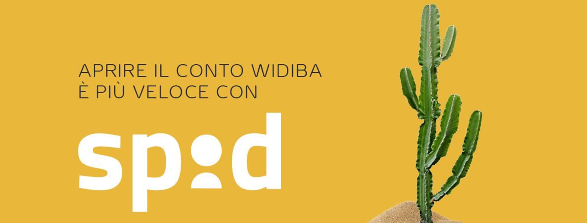 Banner Il conto corrente si apre con Spid: Widiba prima banca in Italia