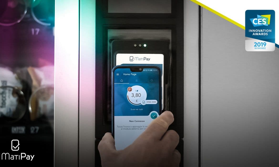 Banner Intesa Sanpaolo entra in MatiPay: si punta ai pagamenti con vending machine