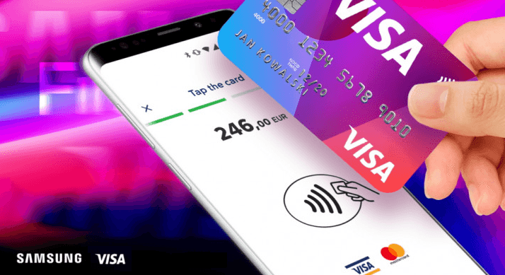 Banner Visa e Samsung trasformano gli smartphone in POS con Tap to Phone